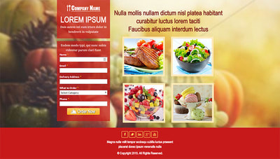 LANDING PAGE FOR RESTAURANT BUSINESS